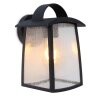 Lutec KELSEY Outdoor Wall Light black, 1-light source