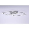 COLOMBERO Ceiling light LED silver, 2-light sources, Remote control