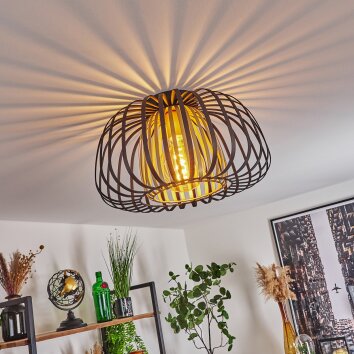 DUDIGNAC Ceiling Light black, 1-light source