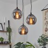 SERNF Pendant Light black, 3-light sources