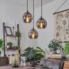 SERNF Pendant Light black, 3-light sources