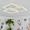 OBEREGG Ceiling Light LED chrome, white, 1-light source, Remote control