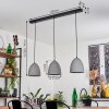 STETTLER Pendant Light black, 3-light sources