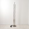 GAMSEN Floor Lamp LED matt nickel, 3-light sources, Remote control, Colour changer