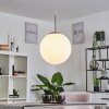 COCHUNA Pendant Light matt nickel, 1-light source