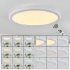 TELSEN Ceiling Light LED white, 2-light sources, Remote control, Colour changer