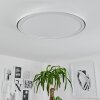 TELSEN Ceiling Light LED white, 2-light sources, Remote control, Colour changer