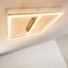 RAUMA ceiling light LED matt nickel, 1-light source