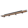 Globo IDA Ceiling Light LED Wood like finish, black, 5-light sources