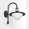 THEUX Outdoor Wall Light gold, black, 1-light source, Motion sensor