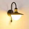 THEUX Outdoor Wall Light gold, black, 1-light source, Motion sensor