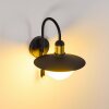 THEUX Outdoor Wall Light gold, black, 1-light source, Motion sensor