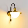 THEUX Outdoor Wall Light gold, black, 1-light source, Motion sensor