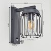 FOOTHILLS Outdoor Wall Light anthracite, 1-light source, Motion sensor