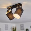PUELCHES Ceiling Light black, 2-light sources