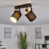 PUELCHES Ceiling Light black, 2-light sources