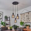 KLEMTOO Pendant Light black, 3-light sources