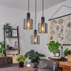 KLEMTOO Pendant Light black, 3-light sources