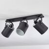 PUELCHES Ceiling Light black, 3-light sources