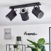 PUELCHES Ceiling Light black, 3-light sources