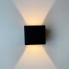 Fischer & Honsel THORE Wall Light LED black, 2-light sources