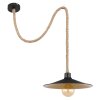 Globo DIANA Pendant Light Ecru, black, 1-light source
