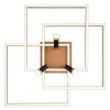 Globo IDA Ceiling Light LED Wood like finish, black, 4-light sources
