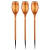 Globo Set of 3 solar lights LED copper, 12-light sources