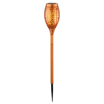 Globo Set of 3 solar lights LED copper, 12-light sources