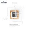 Elobra PANAMA Ceiling Light LED Ecru, 1-light source