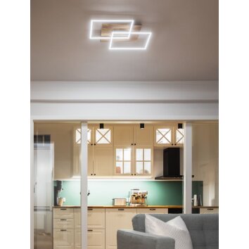 Elobra PANAMA Ceiling Light LED Ecru, 1-light source
