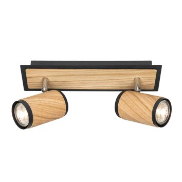 Elobra BOLIVIA Ceiling Light Ecru, black, 2-light sources