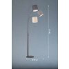 Fischer & Honsel SHADE Floor Lamp black, 3-light sources