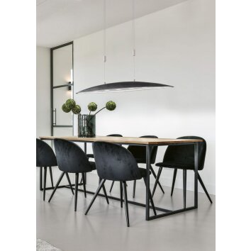 Fischer & Honsel COLMAR Pendant Light LED matt nickel, 5-light sources