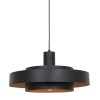 Steinhauer FLINTER Pendant Light black, 1-light source