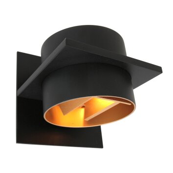 Steinhauer MURO Wall Light LED black, 1-light source