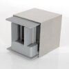 Steinhauer MURO Outdoor Wall Light LED stainless steel, 2-light sources