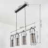 YARETAYO Pendant Light Oxidised Silver, black, 4-light sources