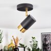 CAMPANAS Ceiling Light brass, black, 1-light source