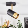 CAMPANAS Ceiling Light brass, black, 1-light source