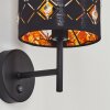 TRASANCOS Wall Light black, 1-light source