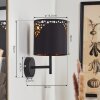 MARBACH Wall Light black, 1-light source