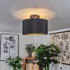 PATTBURG Ceiling Light black, 2-light sources
