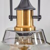 TREJOS Pendant Light brass, black, 1-light source