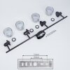 BETANIA Ceiling Light black, 4-light sources