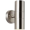Brilliant TRAVER Outdoor Wall Light stainless steel, 2-light sources