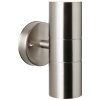 Brilliant TRAVER Outdoor Wall Light stainless steel, 2-light sources