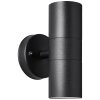 Brillliant Traver Outdoor Wall Light black, 2-light sources