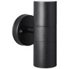 Brillliant Traver Outdoor Wall Light black, 2-light sources