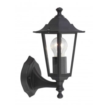 Brilliant CROWN Outdoor Wall Light black, 1-light source
